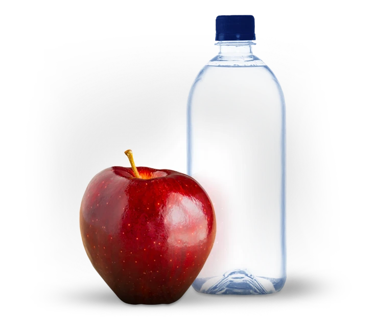 apple bottle of water