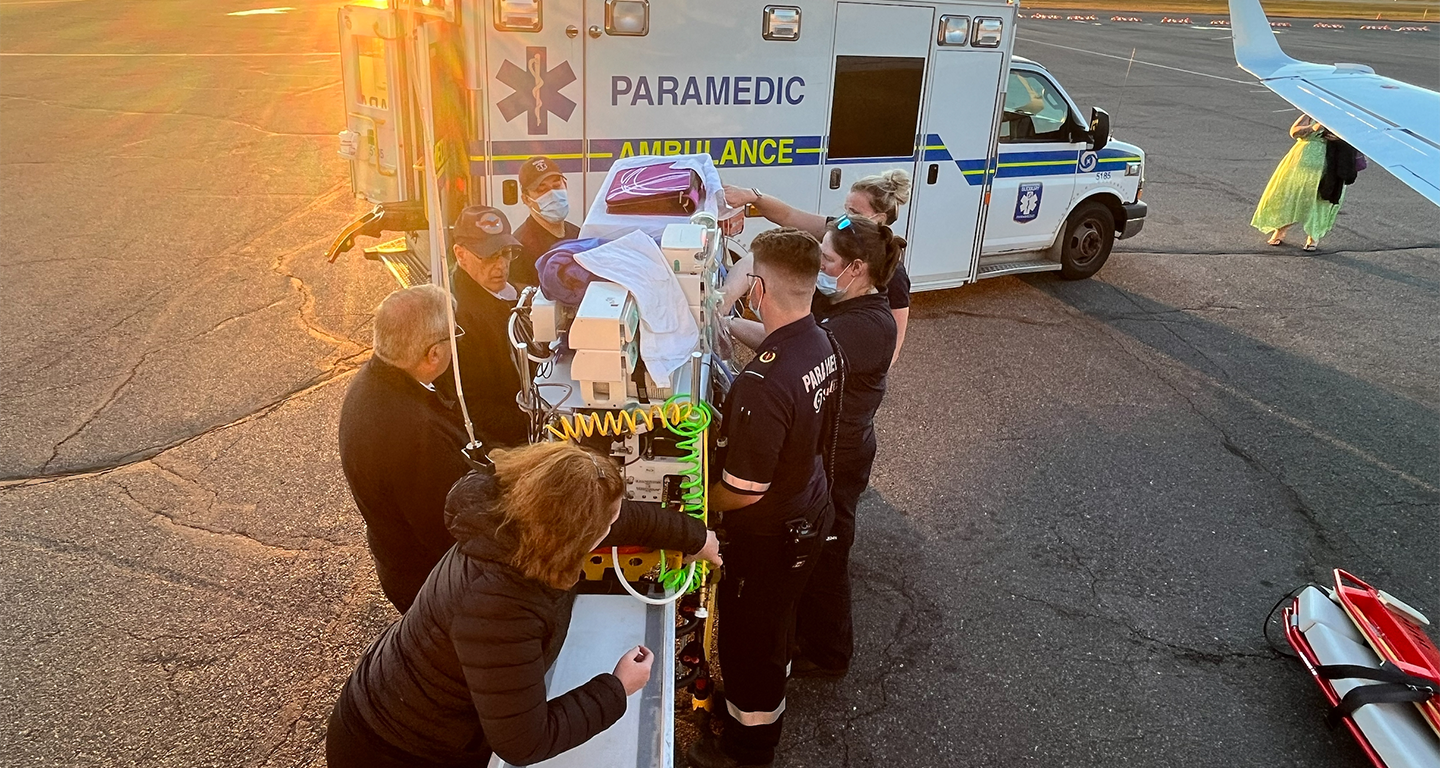 medical crew ambulance