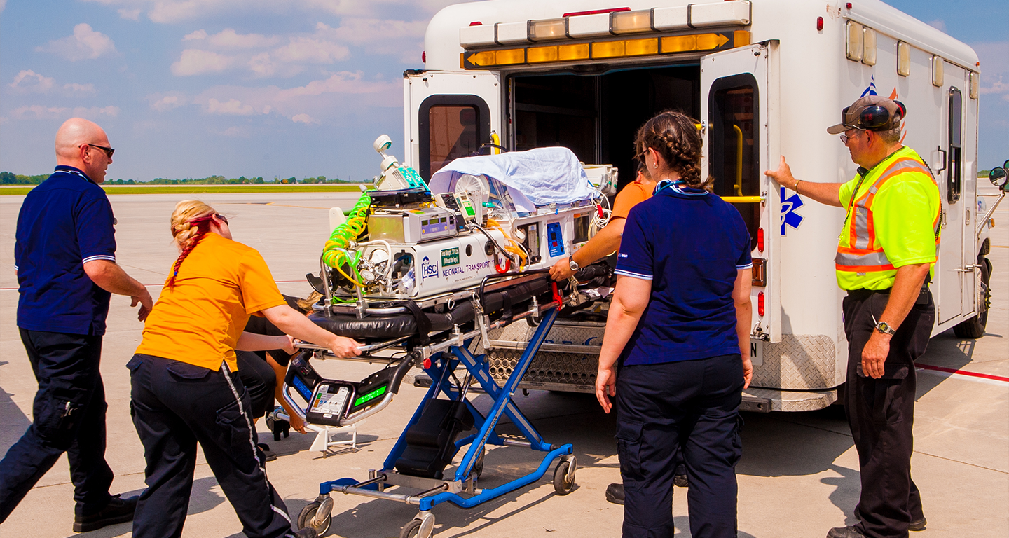 medical crew ambulance